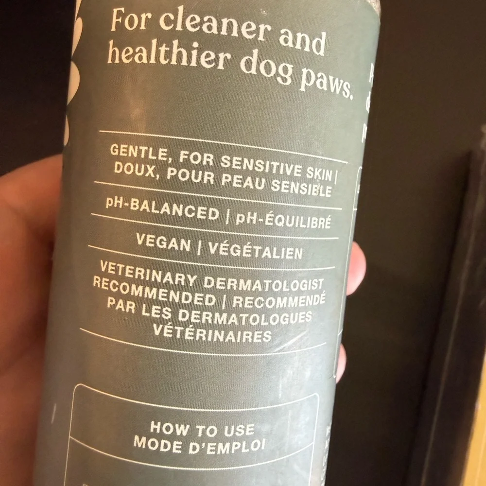 Dandylion Refill Clean Paws No-Rinse Foaming Cleanser for Dogs 10 floz FREE SHIP
